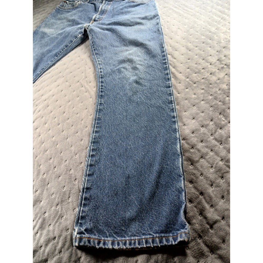 🔥 VINTAGE Levi's 517 Bootcut Jeans Men's 36x32l Medium Wash 100% Cotton Cowboy! - Picture 11 of 13